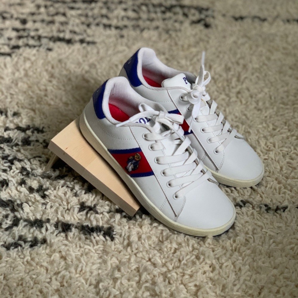 Polo Bear Sneakers - Boys 5.5 - Only Worn Once!